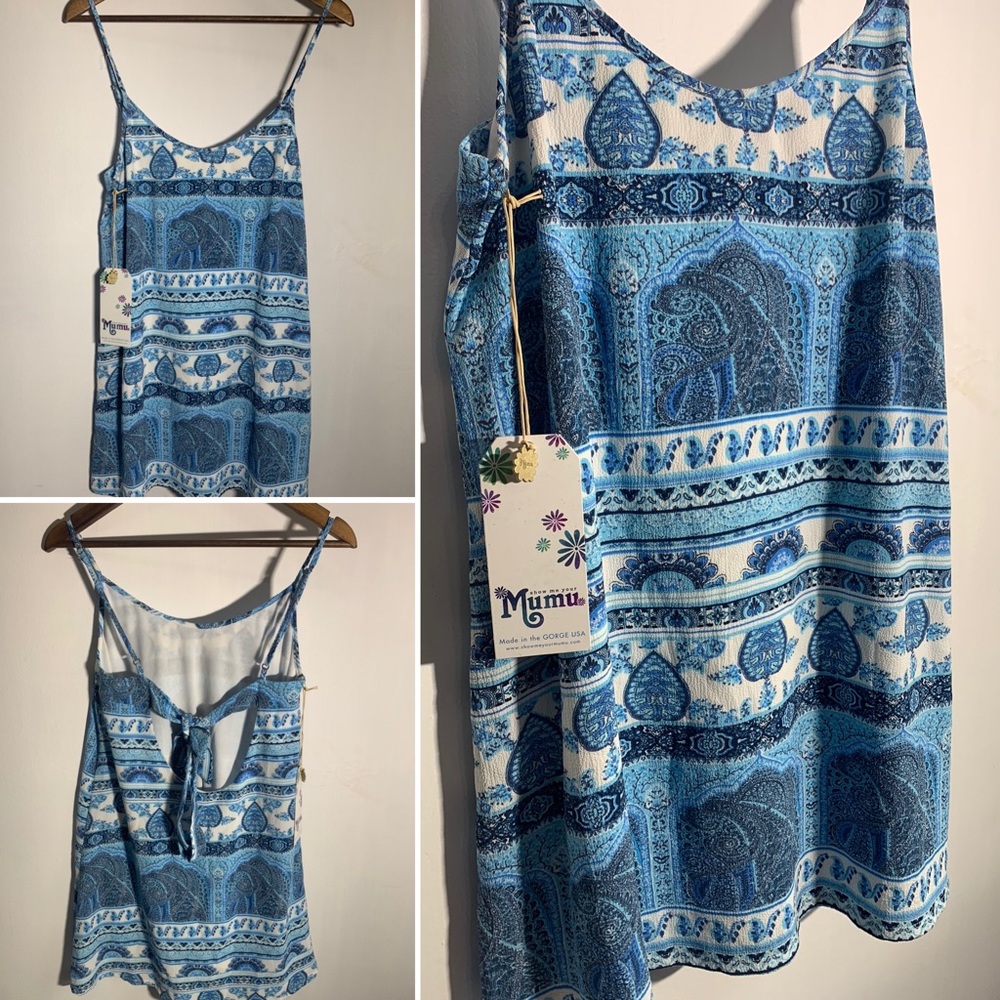 NWT Show Me Your MuMu - Tenley Tie Dress